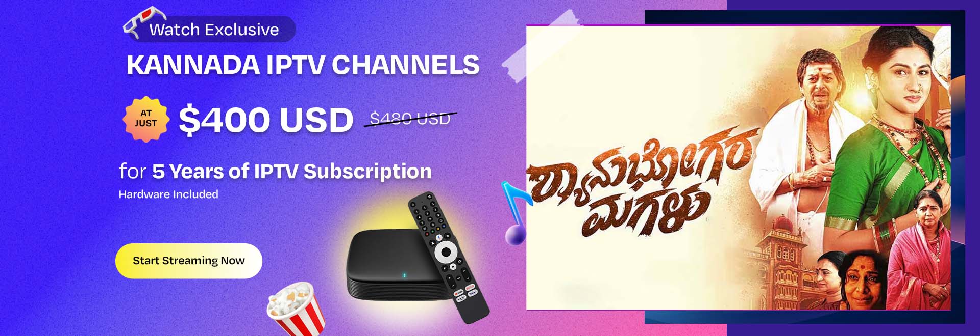 Stream Kannada IPTV Channels Like Never Before Right Here in the USA