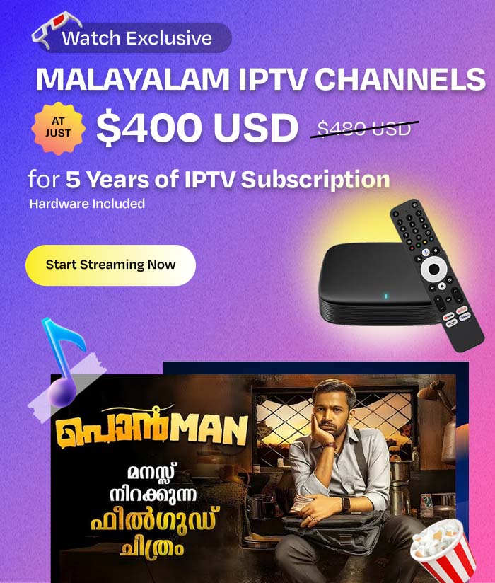 Home-Stream HD Malayalam IPTV Channels in USA
