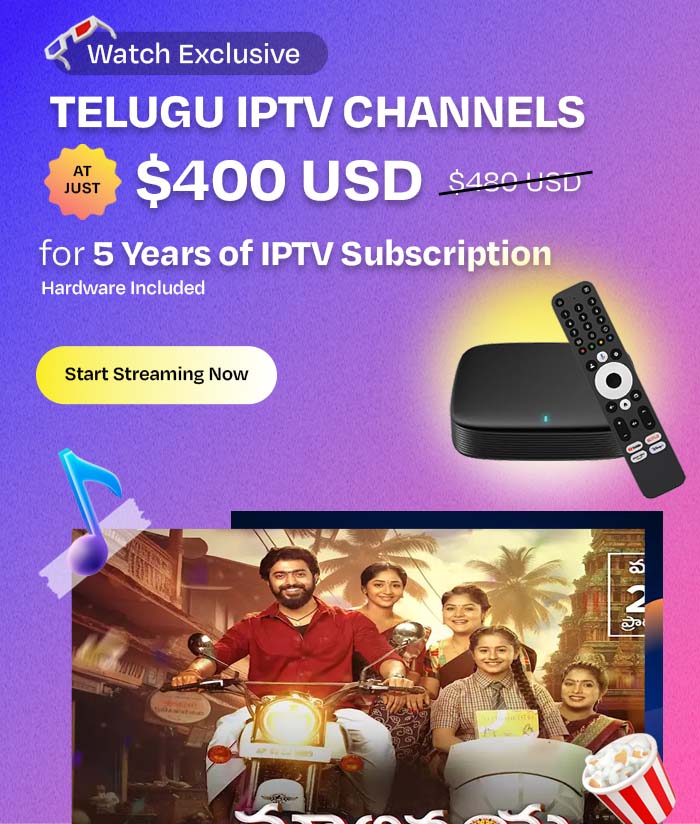 Never Miss Your Favorite Telugu IPTV Channels Again!